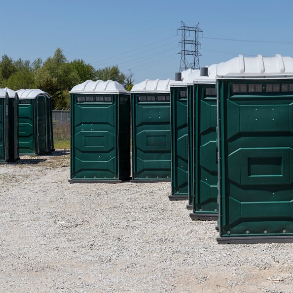 what is the difference between a standard event porta potty and a luxury event portable toilet